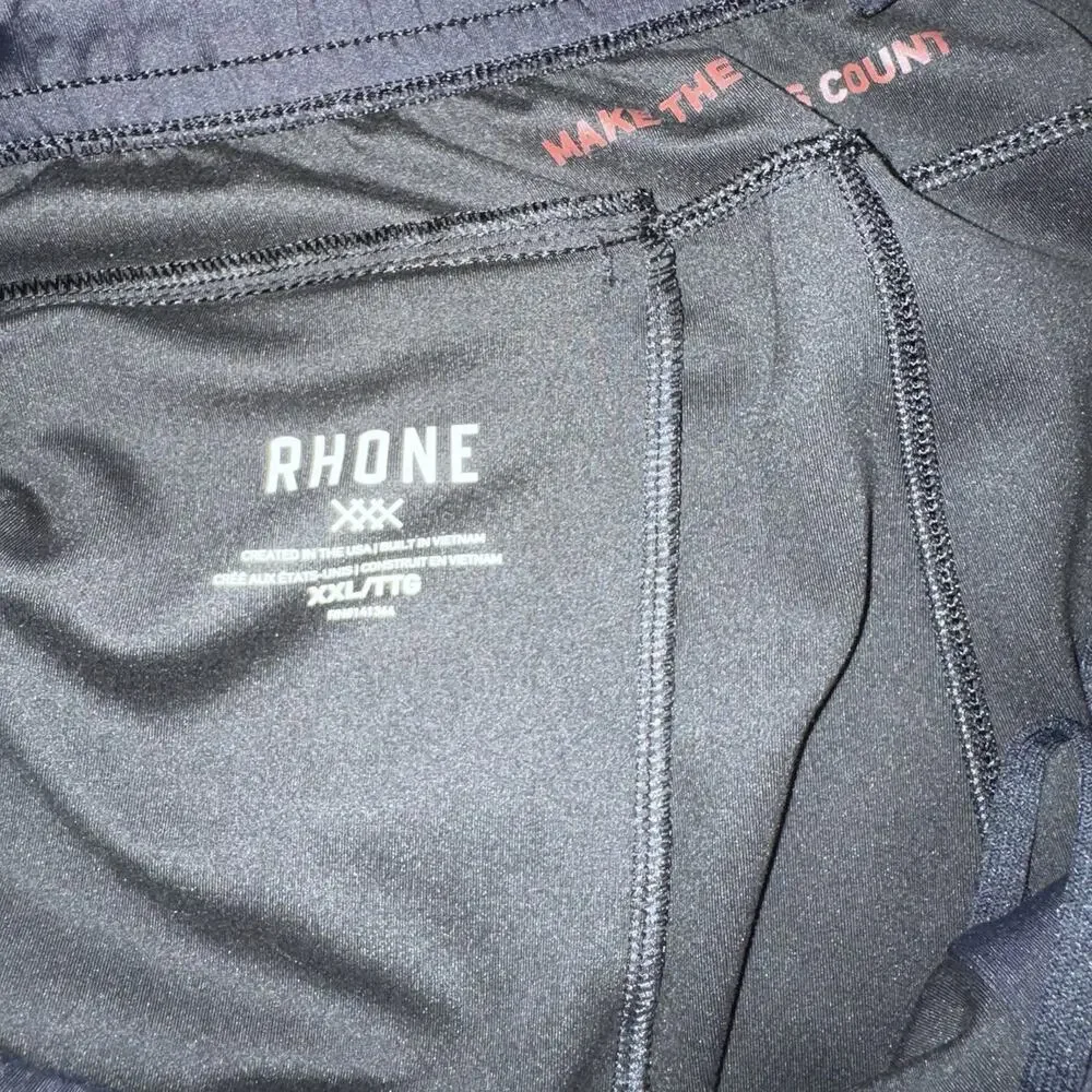 Rhone Spar Joggers Performance Athleisure Gym Running Mens 2XL Drawstrings Black